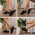 thumbnail image 6 of CHICVOMEY Women's Walking Shoes Breathable Air Cushion Backless Lightweight Orthotic Support Slip On Mule Sneakers Casual Athletic Gym Workout Clogs, 6 of 6
