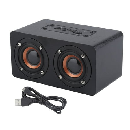 Hot M5 Wooden blu et ooth Speaker HIFI wir eless Speaker 3D Stereo Loudspeaker Portable Sound Box Durable Loudspeaker