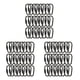 thumbnail image 4 of Llavero Mini Ganchos Mosquetones Inteprter 24 Piezas D anillo bloqueo Negro Type1 NO1, 4 of 6