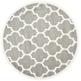 thumbnail image 3 of Safavieh Amherst Roderick Geometric Area Rug, Dark Gray/Beige, 7' x 7' Round, 3 of 9