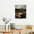 thumbnail image 3 of ONETECH  Jesus Crosses Pictures Canvas Wall Art Living Room Decor Religion and Hope Concept Picture Art Prints Poster Painting Home Decorations for Bedroom Office Wall Decor Framed, 3 of 5