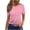 Pink, variant on Summer T-shirts for Women with Prints Trendy Casual Short Sleeve Tunic Tops Loose Fit Base Tee Shirts (XL, Sky Blue)