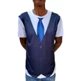 thumbnail image 1 of Camiseta Manga Corta Cuello Redondo Hombre Traje Falso, 1 of 6