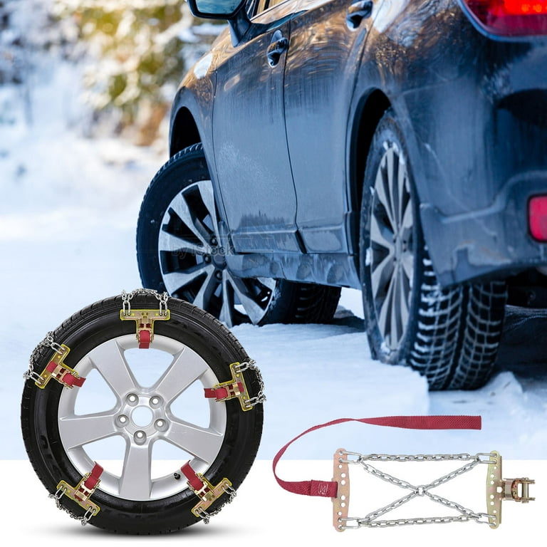 1pcs New Steel Car Tire Chain Tyre Traction Chain For Snow Ice
