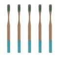 thumbnail image 2 of SPRING PARK 5Pcs Natural Biodegradable Bamboo Toothbrush Soft Travel Toothbrush with Colorful Wooden Handle for Oral Care,Eco Friendly, 2 of 4