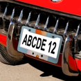 thumbnail image 5 of Cute Snowman License Plate Frames 2 PCS Vintage Christmas License Plate Cover Frame for US And CA 2 Hole Stainless Aluminum License Plate Cover, 5 of 6