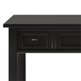 thumbnail image 4 of UrbanPro Wood Transitional 48" Writing Office Desk in Hickory Brown, 4 of 7