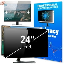 24" Computer Privacy Screen Filter for 16:9 Widescreen Monitor Screen Protector, Desktop Monitor Privacy Film, Monitor Shield Anti-Glare Scratch, Anti Blue Light Protector