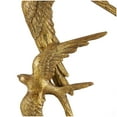 thumbnail image 4 of 7" x 20" Gold Polystone Bird Sculpture, by DecMode, 4 of 7