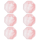 thumbnail image 1 of Posavasos de mármol para bebidas absorbentes con base de corcho, juego de posavasos de cerámica dorada, decoración rústica para el hogar Vhermosa Figuras Decorativas y Floreros, 1 of 5