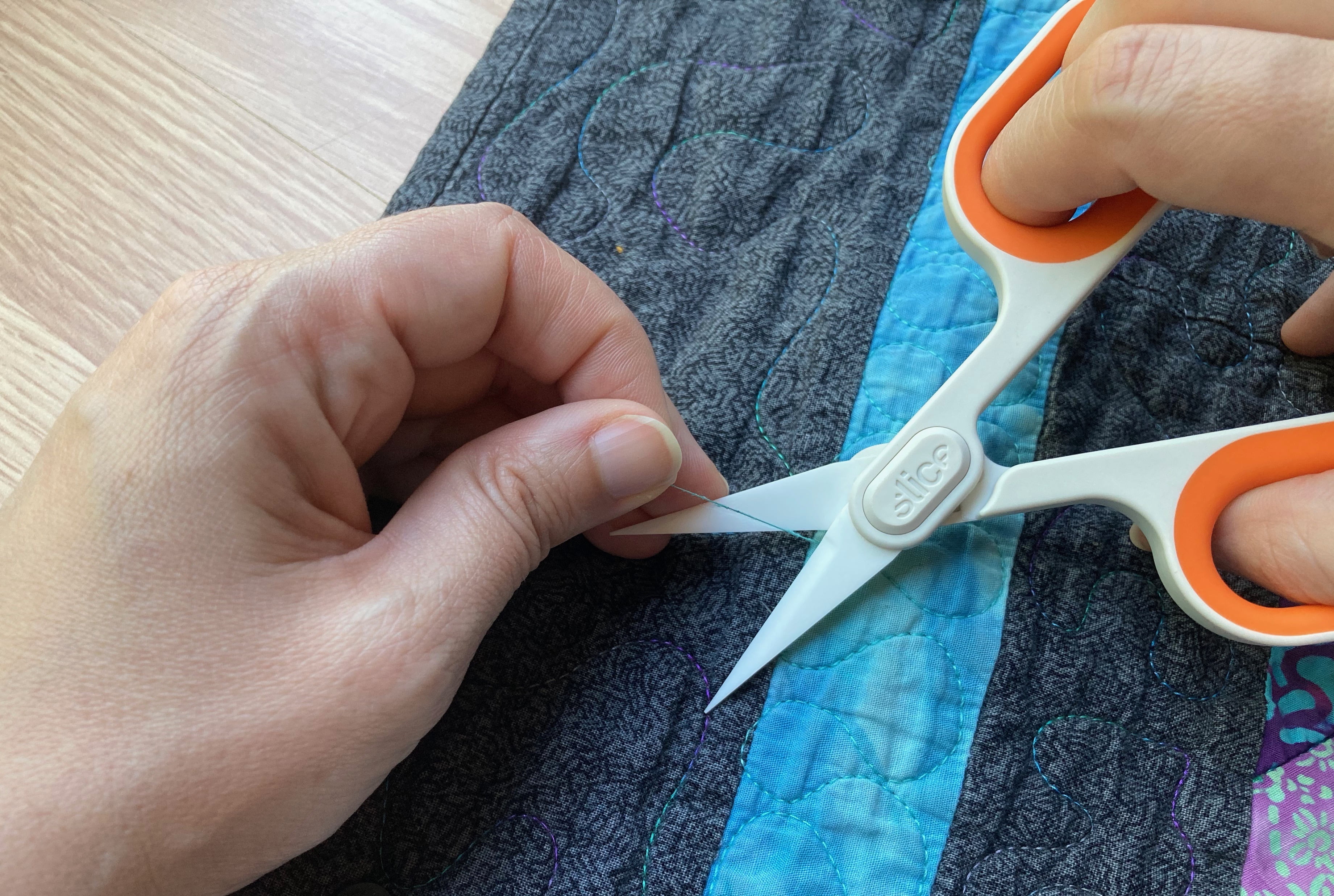 Slice 10546 Ceramic Scissors - Pointed Tip | Never Rusts, Finger Friendly, Food Grade, BPA, Micro Ceramic Safetey Blades