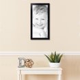 thumbnail image 3 of ArtToFrames 12" x 25" Satin Black Double Step Lip Picture Frame, 12x25 inch Black Wood Poster Frame (WOM-1418), 3 of 7