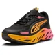 thumbnail image 2 of PU & MA Exotek Nitro Fire Glow Lace Up Mens Black, Orange Sneakers Casual Shoes 39, 2 of 6