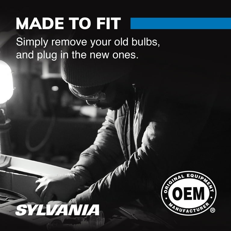 Sylvania H8SZ.BB2 SilverStar zXe H8 Halogen Fog Light Bulbs, White