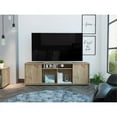thumbnail image 4 of Tuhome Oak Modern Engineered Wood Prana Tv Stand, 4 of 11
