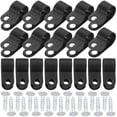 thumbnail image 1 of MOVTOTOP 200 pcs Cable Clips Cord Management Clips Electrical Wire Clips Wall Cord Clips with Screws, 1 of 7