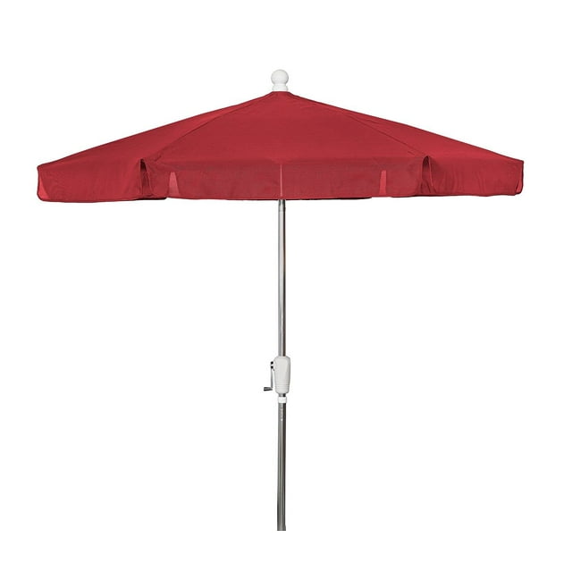Paraguas FiberBuilt con toldo rojo de 7.5 pulgadas con inclinación hexagonal y 6 varillas