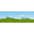 thumbnail image 3 of Pangea Images 14x7 Black Modern Framed Museum Art Print Titled - Strada del Brunello-Tuscany (detail), 3 of 5