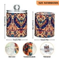 thumbnail image 5 of Yayeee 2 Pack Qtip Holder Bathroom Cotton Swab Canister with Lid Clear Dispenser Set, Colorful Abstract Eagle, 5 of 6