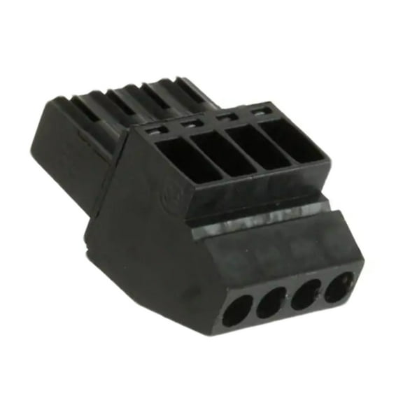 1638800000 Terminal Block Plug 4 Position 90Deg 3.50mm 163880 BL 3.5/90/4 BK