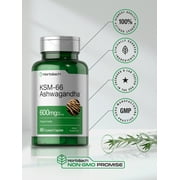 KSM-66 Ashwagandha 600mg | 60 Caplets | Vegan Supplement for Men and Women | by Horbaach