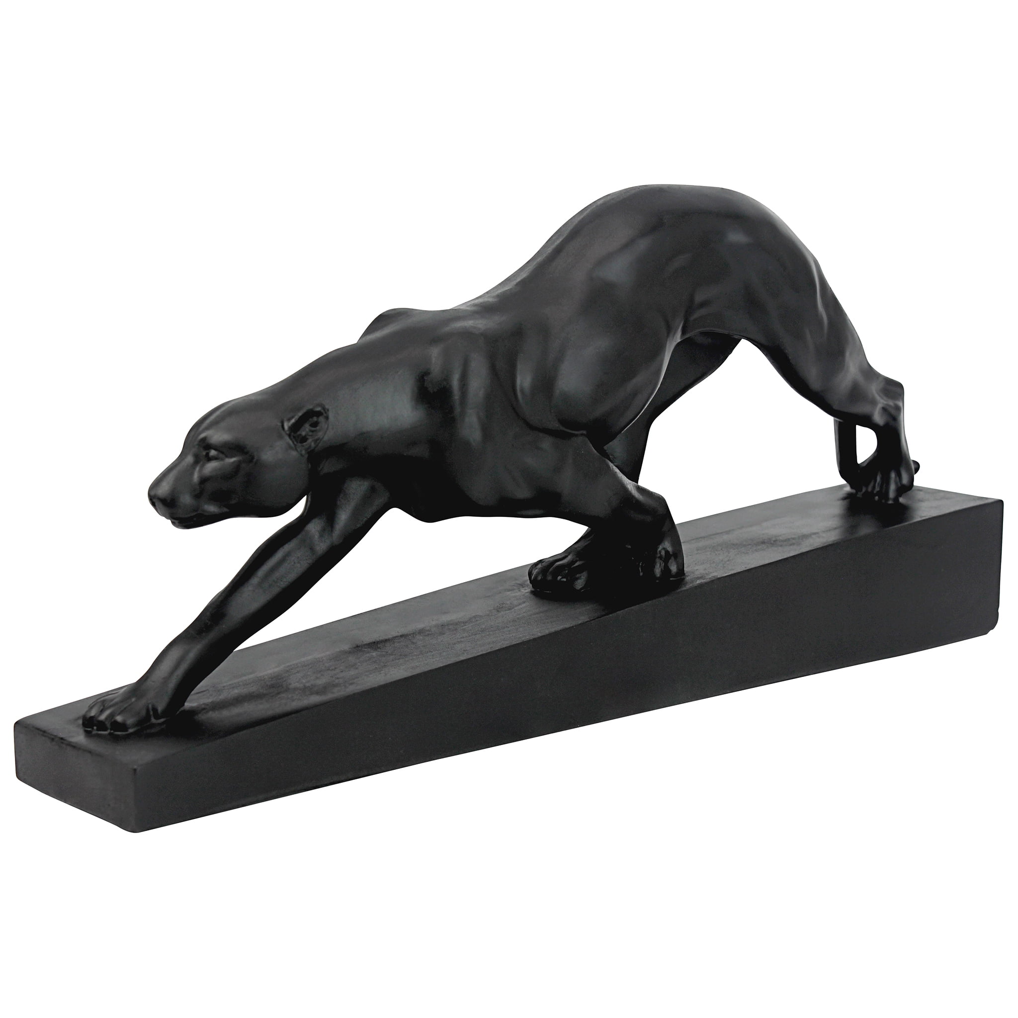 16 Inch Design Toscano Panther on the Prowl Art Deco Statue Black