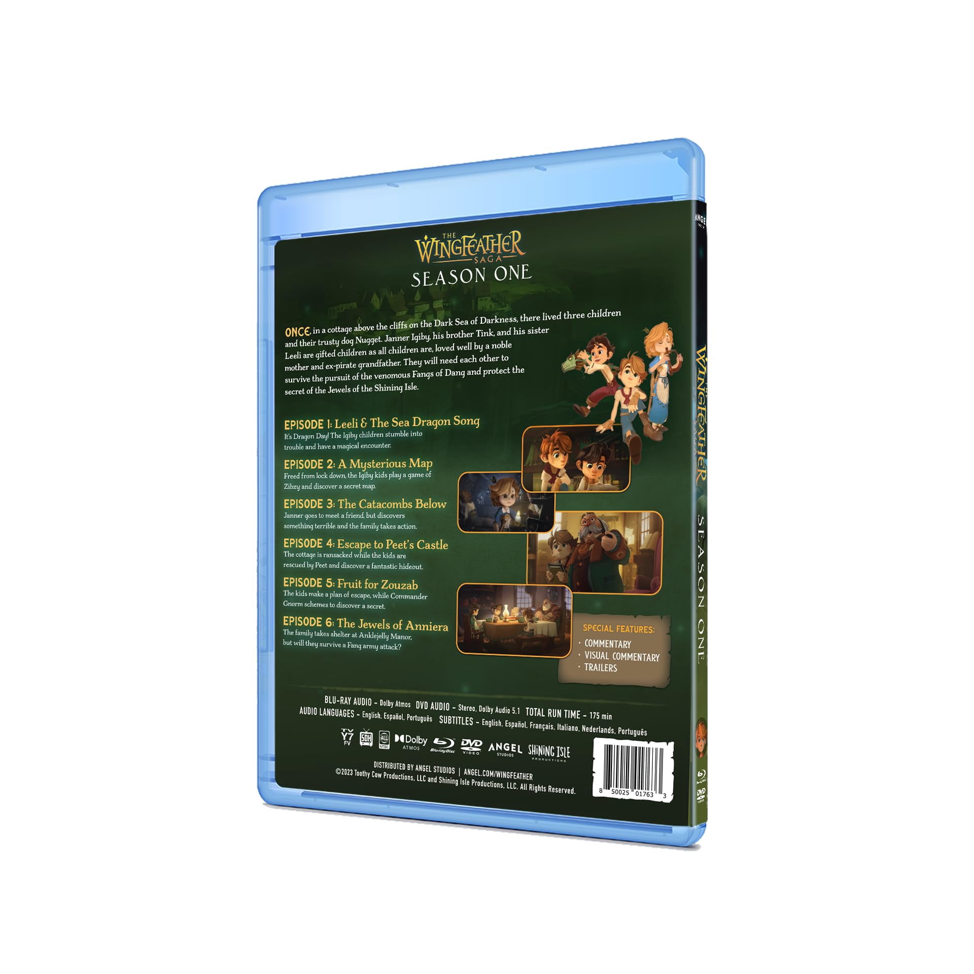 ANGEL STUDIOS | The Wingfeather Saga Season 1 | DVD + Blu-ray Combo | 6 Episodes | 175 min