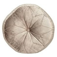 thumbnail image 4 of Parkland Collection Dorte 20x20" Round Fabric Floor Pillow in Burnt Orange, 4 of 6