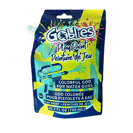 Goblies Play Paint for Water Guns 25.3 fl. Oz. (Teal)