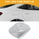 thumbnail image 2 of Tapa de la puerta del tanque de combustible para Hyundai Tucson 2021-2024, cubierta de la tapa de combustible, tipo adhesivo, tono plateado cromado, ABS, 2 of 6