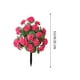 thumbnail image 3 of Flores artificiales, flores falsas, flores artificiales, decoración de flores simuladas, flor de manzano silvestre, plantación en el suelo, patio, maceta con clavo de tierra, geranio, decoración de su, 3 of 6