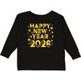 thumbnail image 3 of Inktastic Happy New Year 2026 Boys or Girls Long Sleeve Toddler T-Shirt, 3 of 5