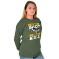 thumbnail image 3 of Hunters One Shot Buck Hunting Long Sleeve TShirt Men Women Brisco Brands 4X, 3 of 6