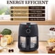 thumbnail image 5 of Elite Gourmet Freidora de Aire de Vidrio, Tamaño Compacto de 2.4 Qt para 1–2 Personas, Cesta de Cerámica y Vidrio sin PFAS, Cocción Visible, Temperatura Ajustable 175–400°F, 1150W, Negro, 5 of 6