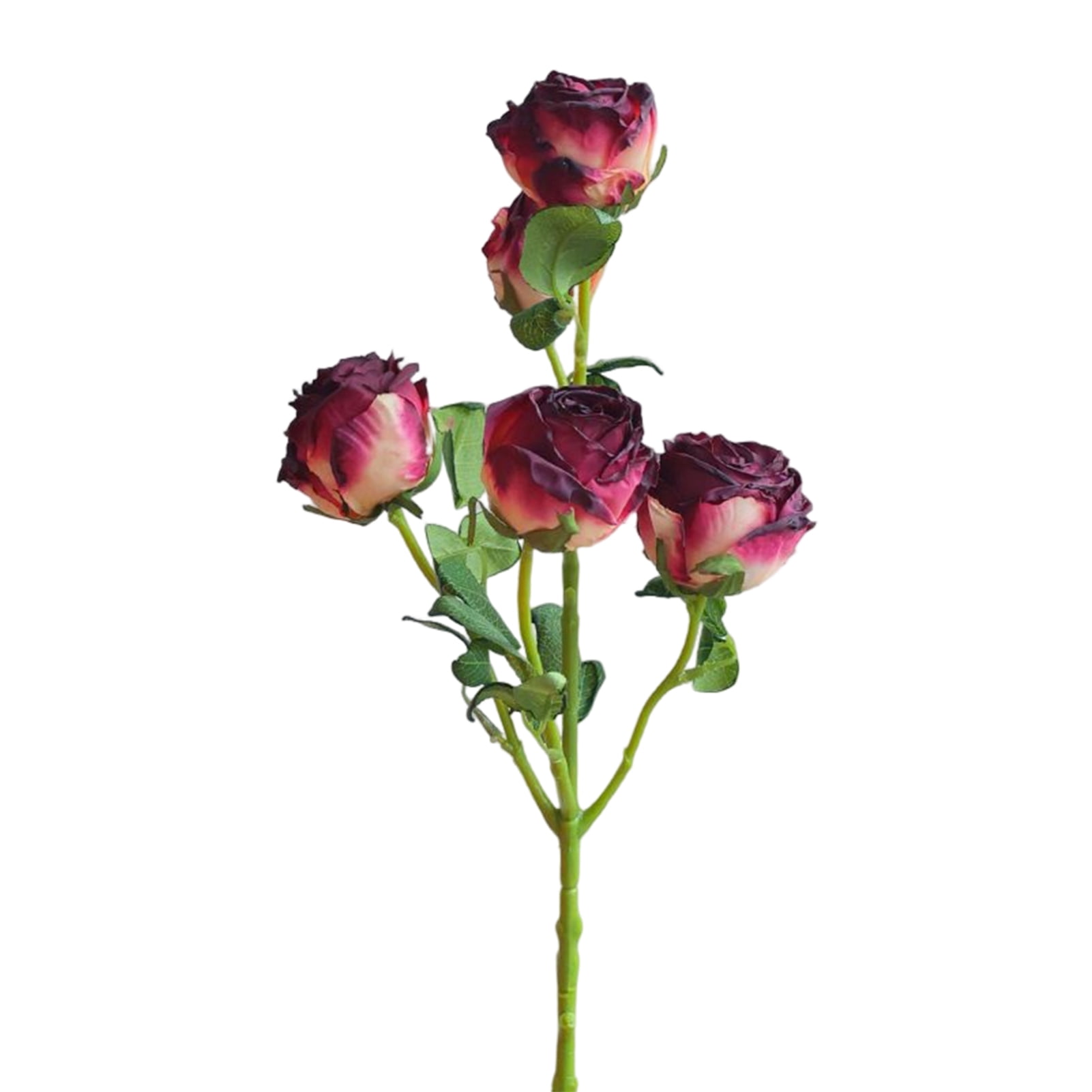 Farfi 1 Branch Fake Flowers Real Touch Unfading MultiFunctional Maintenance Free 5 FlowerHeads