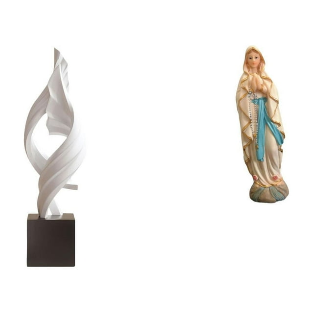 Estatua de arte abstracto,Estatua de arte abstracto Escultura de resina moderna,Estatua de Lutero,Estatua de la Virgen María Figura Colección Religiosa,Figura de resina y Señora de Lutero
