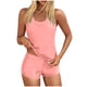 thumbnail image 2 of Tankini de moda para mujer, color sólido con cojín en el pecho y sin soporte de acero, traje de baño holgado con cordón dividido, trajes de baño de 3 piezas para mujer, trajes de baño tankini para muj, 2 of 7