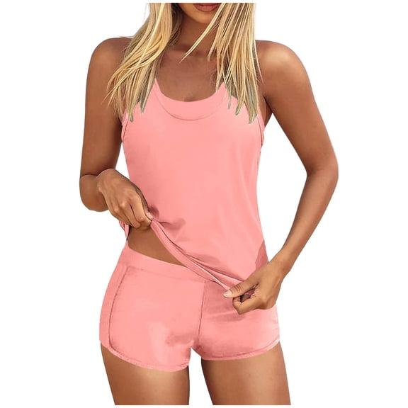 Purcolt Tankini Swimsuits for Women Quick Dry 3 Piece Sets Swim Raceback Tank Top with Bra and High Waist Boy Shorts Tummy Control Modest Bathing Suit Swimwear