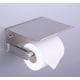 thumbnail image 5 of CHAO Soporte para papel higiénico, soporte para papel higiénico montado en la pared con estante de almacenamiento, autoadhesivo, aluminio (plateado), 5 of 5