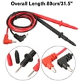 thumbnail image 5 of 2pcs  1000V 10A 4mm Banana Plug 31.5'' Test Leads Probe for Digital Multimeters, 5 of 5