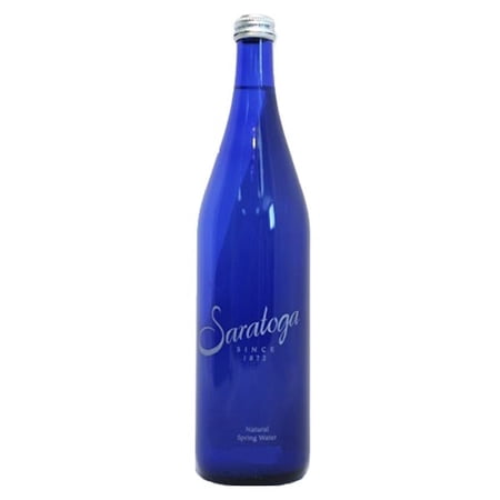 Saratoga Springs Natural Spring w-a-t-e-r 12 Oz Glass Bottles - Pack of 24