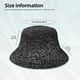 thumbnail image 3 of Balery Black And White Dotted Sombreros para el sol para hombre y mujer, sombrero de pescador con UPF 50+, 3 of 6