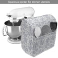 thumbnail image 2 of Ethnic Stand Mixer Cover, Soft Toned Shabby Traditional Culture Heritage Persian Effects Motif, Kitchen Appliance Organizer Bag Cover with Pockets, 5 Quarts, Dark Blue White, by Ambesonne, 2 of 4