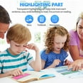thumbnail image 4 of heritaly 16pcs/set Premium Dyslexia Ruler Wide Applications For Dyslexic Readers Reading Easier Reading Ruler 1Set, 4 of 6