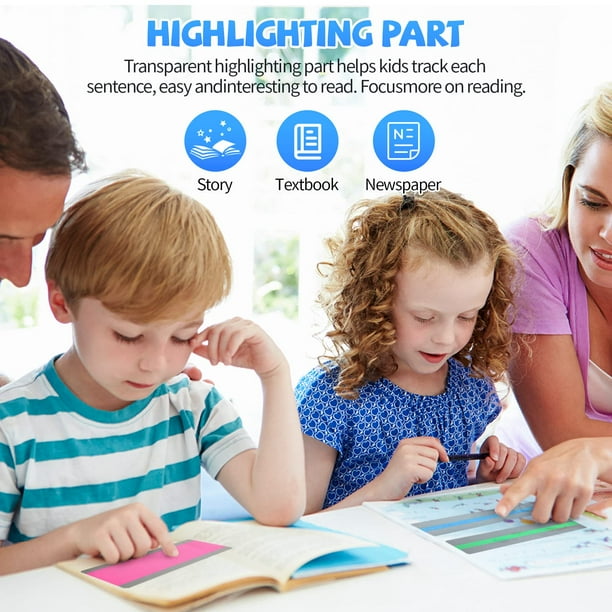 Dalazy 16pieces Wide Applications Reading Ruler Reading Easier With ...