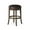 Walnut, variant on Maven Lane Alexander Backless Bar Stool, Walnut Finish w/ Marksman Saddle Vegan Leather