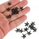 thumbnail image 5 of Remaches de estrella Bling Bling 200 piezas 5 puntas plata oro Negro, 5 of 12