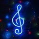 thumbnail image 3 of Music Note LED Neon Sign with Batteries and USB - Light Up Wall Decor for Bar, Party, Concert, Wedding, 3 of 5