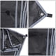 thumbnail image 3 of Lona impermeable para acampar, lona para el suelo, tienda de campaña, hamaca, toldo impermeable, refugio, sombrilla para senderismo, vivac, picnic, playa (negro + accesorios) Rojo Verde, 3 of 5