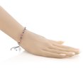 thumbnail image 2 of Gem Stone King 0.50 Ct Blue Created Sapphire Pink Created Sapphire 925 Sterling Silver Bracelet for Women, 2 of 3